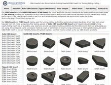 Tablet Screenshot of cbninserts.com